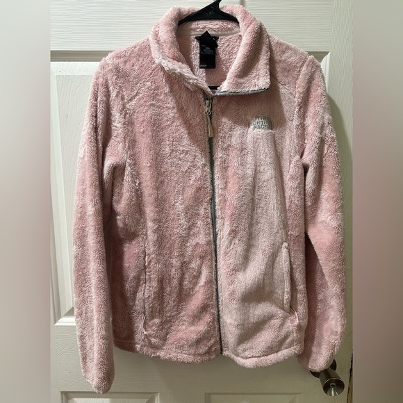 The North Face Jackets & Blazers - The North Face Pink Teddy Jacket Plush Oversized Cozy